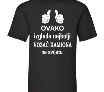 Majica za najboljeg vozača kamiona - cover