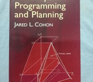 Jared L. Cohon – Multiobjective Programming and Planning [B42] - cover