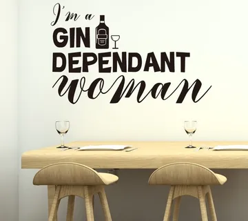 Zidna naljepnica Gin - cover