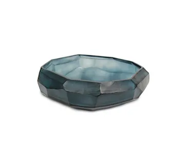 STAKLENA POSUDA GUAXS CUBISTIC BOWL BLUE / R1, RATE! - cover