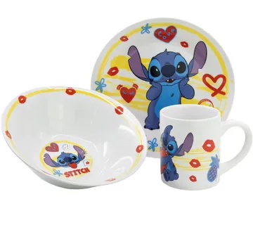 Pribor za jelo keramički Disney Stitch - cover
