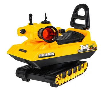 Dječja guralica A tank - žuta - cover