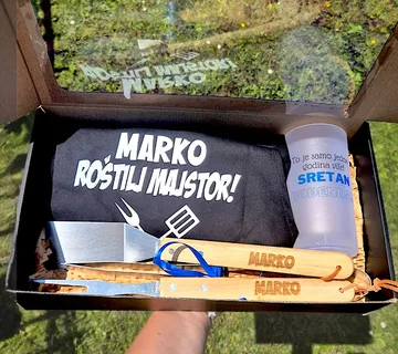 Poklon paket za rođendan “Kralj roštilja” - cover
