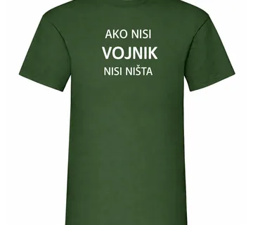 Majica ako nisi vojnik - cover