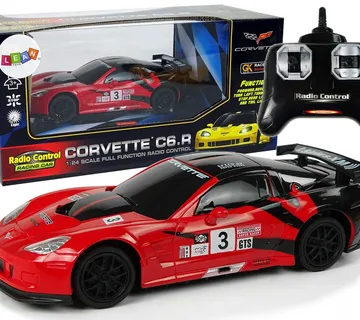 Auto na daljinsko upravljanje 1:24 Corvette C6.R - crveni - cover