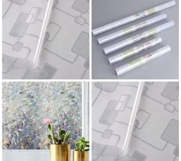 Samoljepljiva prozorska folija s dezenom - cover