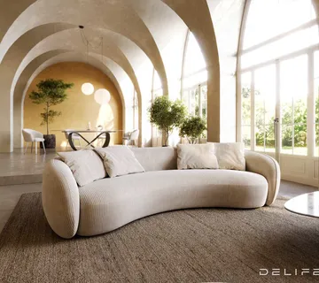 Sofa Larna 260x125cm, Materijal: Rebrasta tkanina - cover
