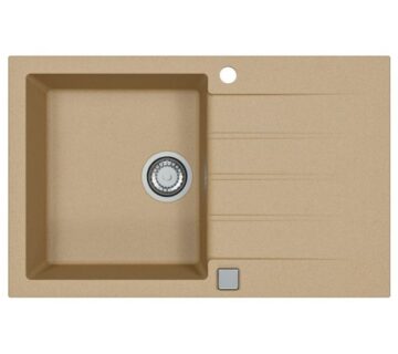 Sudoper Alveus Cadit 20 sa cjedilom granit 790x500 BEIGE G55 - cover