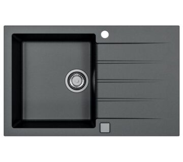 Sudoper Alveus Cadit 20 sa cjedilom granit 790x500 CARBON G91 - cover