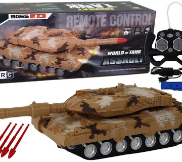 Remote Controlled RC Tank 27MHz Yellow - cover
