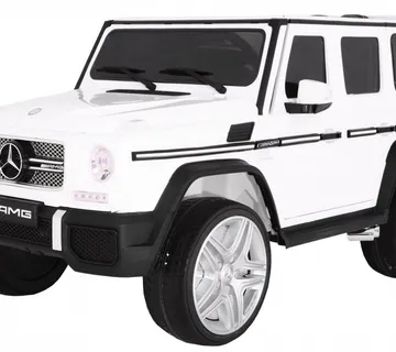 Licencirani auto na akumultor Mercedes G65 2 4G - bijeli/lakirani - cover