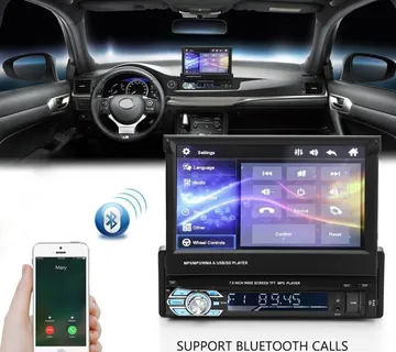 1din Radio GPS USB Bluetooth Kamera - cover