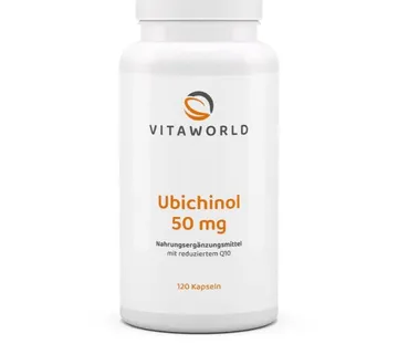 Aktivirani Q10 ubikinol 50mg kapsule, Vita World, 120 kom. - cover