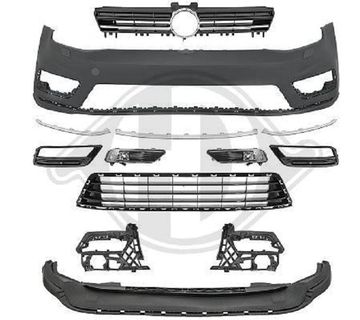 KOMPLETAN BODY KIT ZA VW GOLF 7 - R / R20 IZGLED- BRANICI- PRAGOVI! - cover