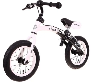 Bicikl bez pedala Boomerang - bijeli - cover
