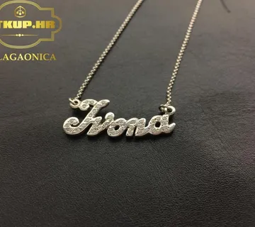 SREBRNI LANČIĆ S PRIVJESKOM 4,67G // R1, RATE !! - cover