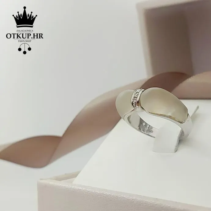 ZLATNI PRSTEN S DIJAMANTIMA 18K 0,06ct / R1, RATE ! - cover