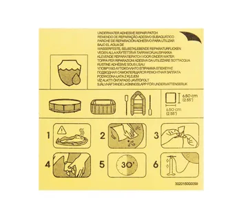 Bestway zakrpe za popravak bazena (gume), 10 kom - cover