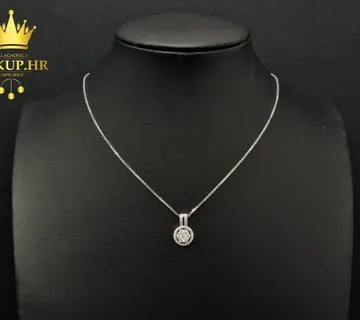 ZLATNI LANČIĆ S DIJAMANTNIM PRIVJESKOM 5.66G 18K / R1, RATE - cover