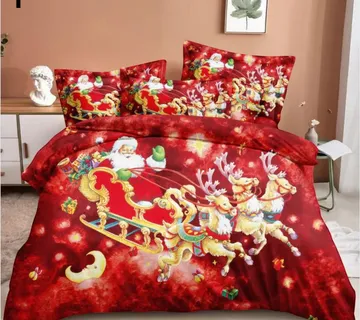 Božićna posteljina od 3-dijela za jedan krevet - cover