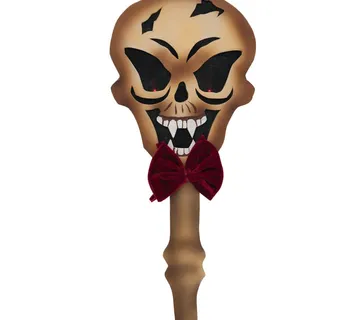 EUROPALMS Halloween skull with picker - cover