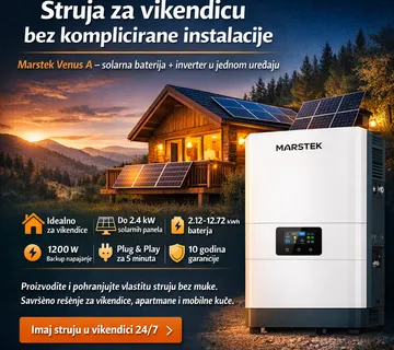 Solarni Set Za Vikendicu (2kWh Baterija + Flexi Panel) - Stružec Posavski, Orle