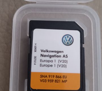 VW ŠKODA SEAT navigacija SD kartica sa najnovijim kartama 2025. NOVO - cover