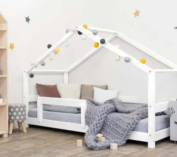 Montessori dječji krevet kućica Lucky 200*90 - cover