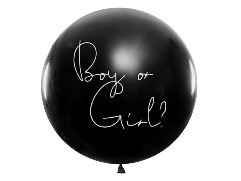 Balon-Gender-Reveal-Chlopiec-czy-dziewczynka-rozowe-konfetti-100cm-132467