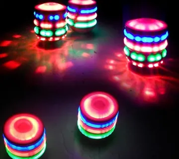 Dječja svjetleća glazbena igračka - žiroskop - cover