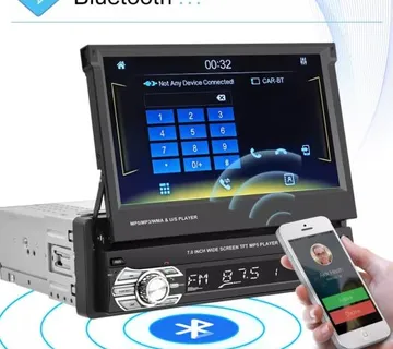 DIN1 ANDROID 10.1 MULTIMEDIJA RADIO NA IZVLAČENJE navigacija WiFi GPS - cover