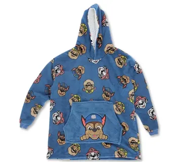 Paw Patrol dječja hoodie deka – Chase - cover
