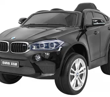 Licencirani auto na akumulator BMW  X6M - crni/lakirani - cover