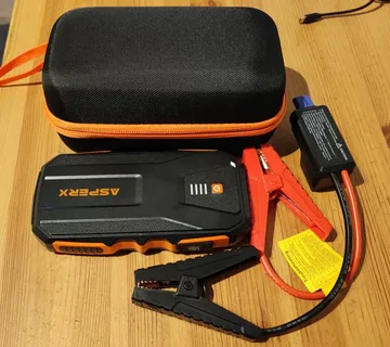Baterijski pokretač motora automobila AsperX AX3000 + Power Bank - cover