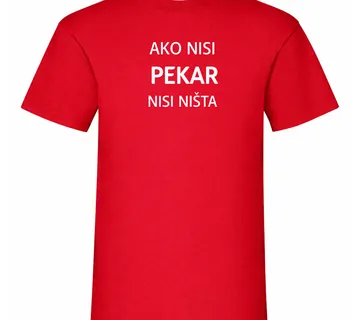 Majica ako nisi pekar - cover