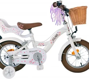Volare dječji bicikl Blossom 12" bijeli s dvije ručne kočnice  - cover