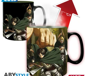 Šalica Attack on Titan Heat Change 460ml - cover