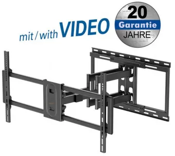 Transmedia Swivel TV wall mount, 43" - 100", up to 80kg - cover