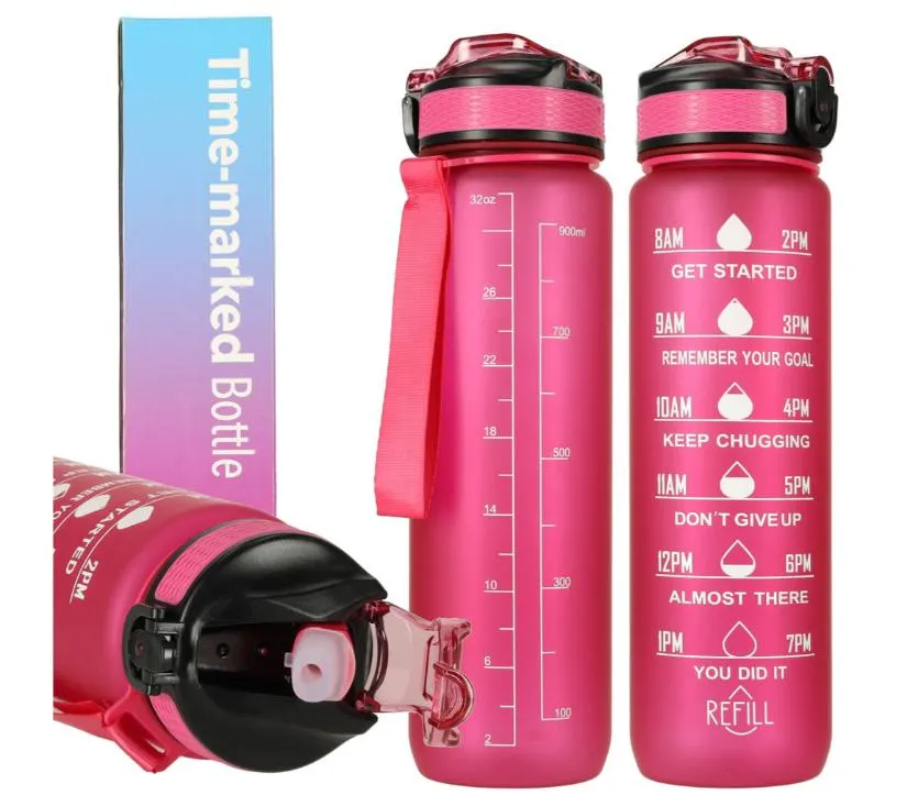 Bočica za vodu 1L pink - cover