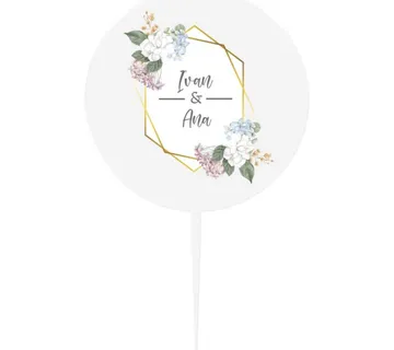 Personalizirani toper za tortu za vjenčanje 2 - cover