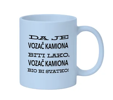 Šalica da je vozač kamiona biti lako - cover