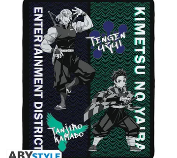 Demon Slayer Tanjiro & Tengen deka 150x120cm - cover