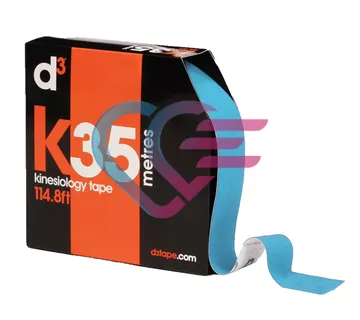 TRAKA KINEZIOLOŠKA, VODOOTPORNA, KRISTALNO PLAVA, 5cm x 35m - cover