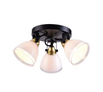 Zidna svjetiljka (lampa) W10146 - C10146-3 svijetlo crni 3XE14 - cover
