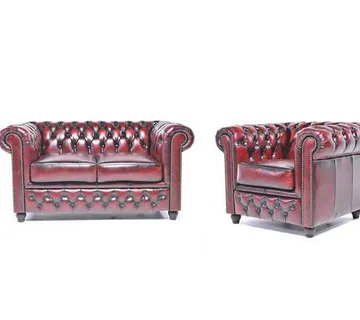 Chesterfield Set Garnitura Original Leather | 1 + 2 sjedišta - cover