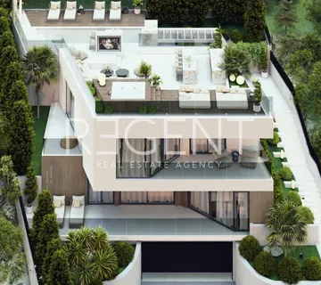 Trogir - Urbana vila s bazenom i pogledom na more - cover