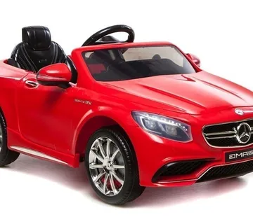 Licencirani auto na akumulator Mercedes S63 AMG - crveni - cover