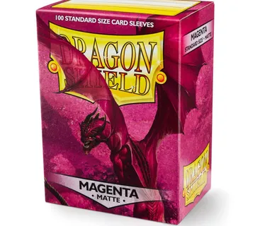 Dragon Shield Standard Size Matte Sleeves Magenta (100pcs) - cover