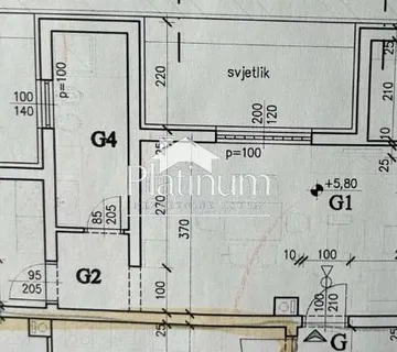 Pula, Centar, dvosobni stan u izgradnji na drugom katu (prodaja) - cover