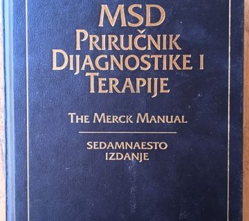 MSD PRIRUČNIK DIJAGNOSTIKE I TERAPIJE THE MERCK MANUAL Prvo izdanje - cover